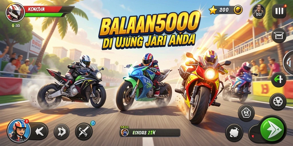 Gameplay KOKO5000 yang menegangkan dan penuh aksi.