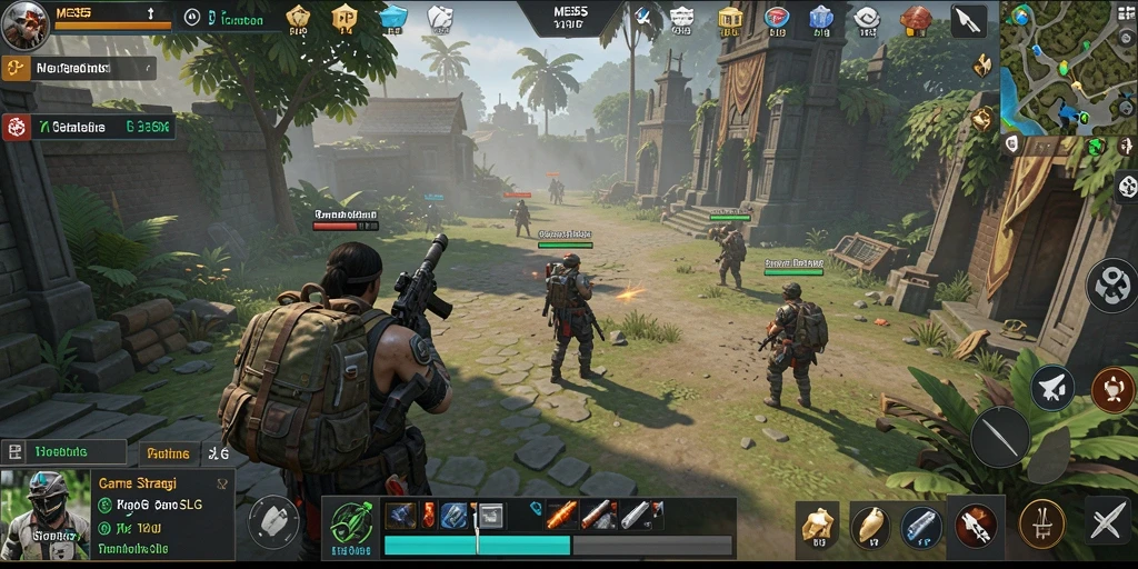Tampilan gameplay menarik dari ME355 dengan elemen SLG yang mendalam.