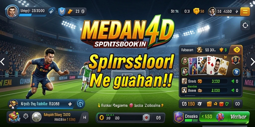 Tampilan menarik dari gameplay Sportsbook di MEDAN4D.