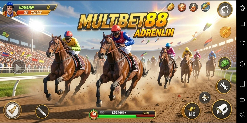 Gameplay seru dan kompetitif dari MULTIBET88 dalam balapan.
