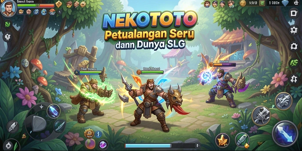 Tampilan gameplay menarik dari NEKOTOTO dalam dunia SLG.