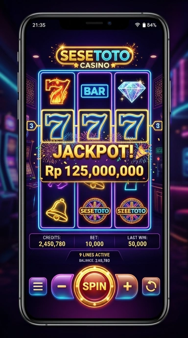 Tampilan aplikasi sesetoto memberikan pengalaman pengguna yang intuitif dan menyenangkan.